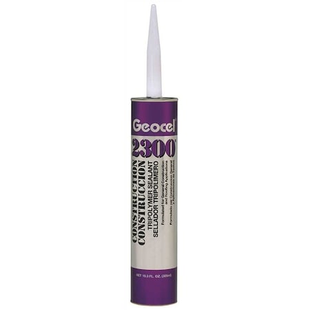 Geocel 2300 Construction Tripolymer Sealant, Clear, 10.3 oz, 6PK SCGC66100-6pk